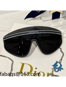 Dior Diorclub Sunglasses Black/White 2022