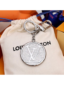 Louis Vuitton LV Circle Strass Bag Charm and Key Holder Silver 2021  