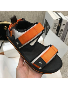 Louis Vuitton Arcade Flat Strap Sandal Orange 2021