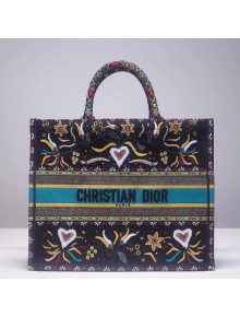 Dior Book Tote Bag in Multi-coloured Calfskin 2018(5)