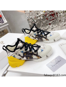 Dior D-Connect Sneaker in Printed Technical Fabric DS34 2021