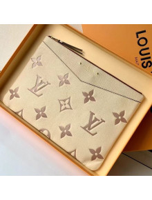 Louis Vuitton Monogram Leather Daily Pouch M80174 Cream White 2021