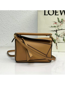 Loewe Puzzle Mini Bag in Smooth Calfskin Caramel Brown 2022 10173