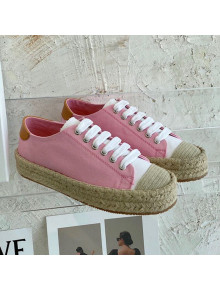 JW Anderson Canvas Espadrille Sneakers Pink 2021