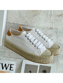 JW Anderson Canvas Espadrille Sneakers White 2021