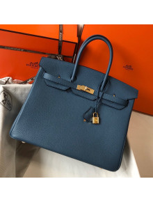 Hermes Birkin Bag 35cm in Togo Leather Blue Agate 2021