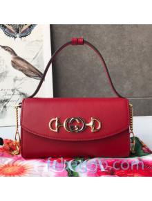 Gucci Zumi Smooth Leather Mini Bag 564718 Red 2020