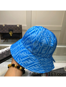 Fendi FF Vertigo Canvas Bucket Hat Sky Blue 2021