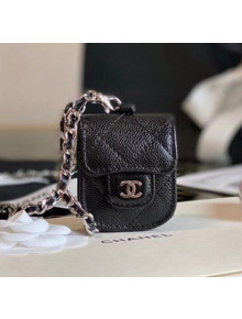 Chanel Grained Calfskin Airpods Case AP1647 Black 2020