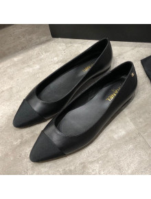 Chanel Calfskin Flat Ballerinas G35389 Black 2019