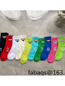 Prada Logo Mesh Socks 10 Colors 2021 05