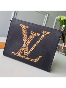 Louis Vuitton Animal Print Giant Monogram Toiletry Pouch 26 M47542 Black 2019