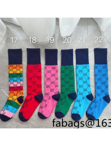 Gucci GG Multicolor Socks 6 Colors 2021  