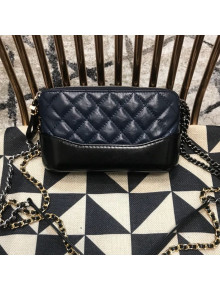 Chanel Gabrielle Clutch on Chain/Mini Bag A94505 Dark Blue/Black 2019