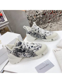 Dior D-Connect Sneaker in Zodiac Printed Technical Fabric S17X 2021