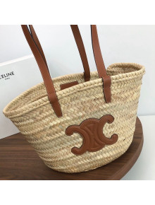 Celine Raffia Basket Shopping Bag Beige 2021