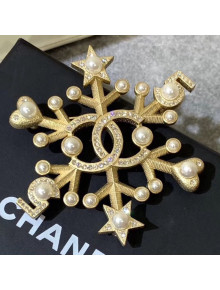 Chanel Snowflake Brooch AB2343 2019