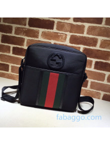 Gucci Web GG Canvas Messenger Bag 181061 Black 2020