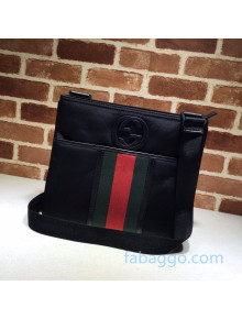 Gucci Web GG Canvas Messenger Bag 181067 Black 2020