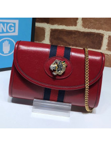 Gucci Leather Rajah Mini Shoulder Bag 573797 Red 2019