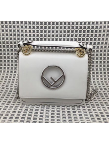 Fendi Kan I F Small Shoulder Bag White 2019