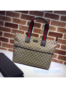 Gucci GG Canvas Tote Bag 155524 Beige 2020