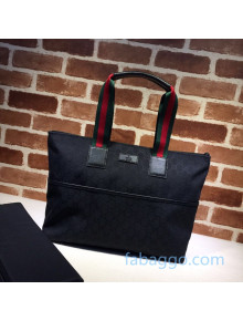 Gucci GG Canvas Tote Bag 155524 Black 2020