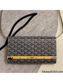 Goyard Clutch Bag 020176 Grey 2021