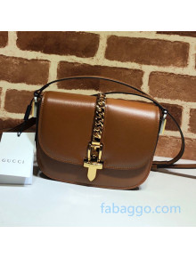 Gucci Sylvie 1969 Mini Shoulder Bag with Chain 615965 Brown 2020