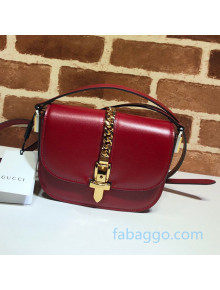 Gucci Sylvie 1969 Mini Shoulder Bag with Chain 615965 Red 2020