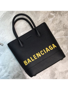 Balenciaga Ville Open Top Handle Bag Black/Yellow 2019