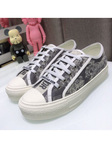 Dior Walk'n'Dior Sneakers in Grey Toile de Jouy Reverse Embroidered Cotton 2021