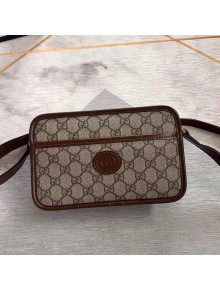 Gucci GG Canvas Mini bag with Interlocking G 658572 Beige/Brown 2021