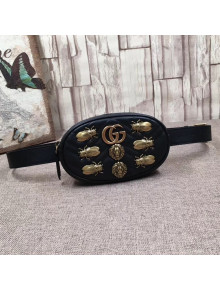 Gucci GG Mrmont Animal Studs Matelasse Leather Belt Bag 476434 2017