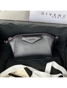 Givenchy Antigona Nano Goatskin Shoulder Bag Black 2020