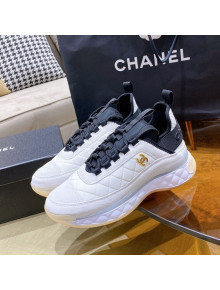 Chanel Suede Sneakers G38501 White 2021 111120