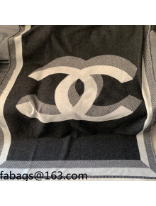 Chanel Wool CC Blanket 140x190cm Black 2021