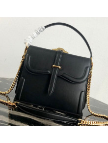 Prada Belle Leather Top Handle Bag 1BN004 Black 2019