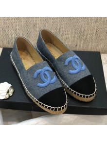 Chanel Denim Espadrilles G29762 Grey 2021