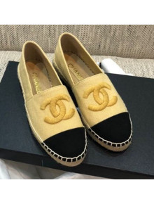 Chanel Denim Espadrilles G29762 Yellow 2021