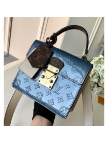 Louis Vuitton Spring Street in Monogram Vernis Leather M90373 Blue Jean 2019