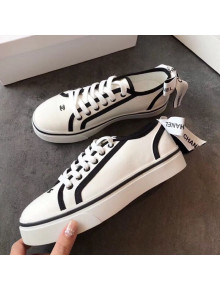 Chanel Sneakers with Back Bow White 2019