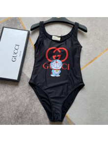 Doraemon x Gucci One-Piece Swimwear Black 2021