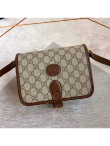 Gucci Mini Shoulder Bag with Interlocking G 671620 Beige/Brown 2021