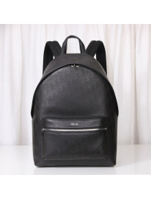 Dior Men's Rider Backpack in Black Oblique Galaxy Leather 2021