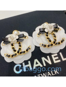 Chanel Bow and Camellia CC Earrings AB4592 2020