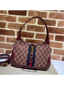 Gucci Jackie 1961 Small Shoulder Bag 636706 Beige/Burgundy 2021