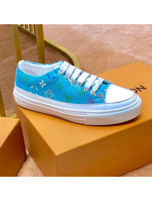 Louis Vuitton Stellar Sequin Sneaker Turquoise 2019