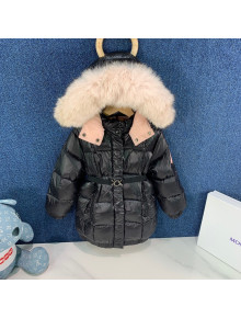 Moncler Down Jacket for Kids MDJ121410 Black 2021