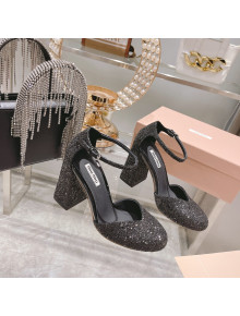 Miu Miu Sequins Pumps 8.5cm Black 2022 